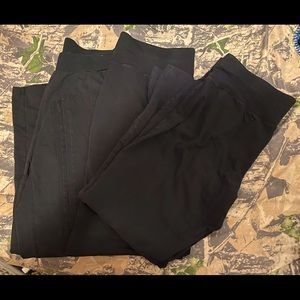 set of three pajama/sweatpants; size w18-20 (1x)